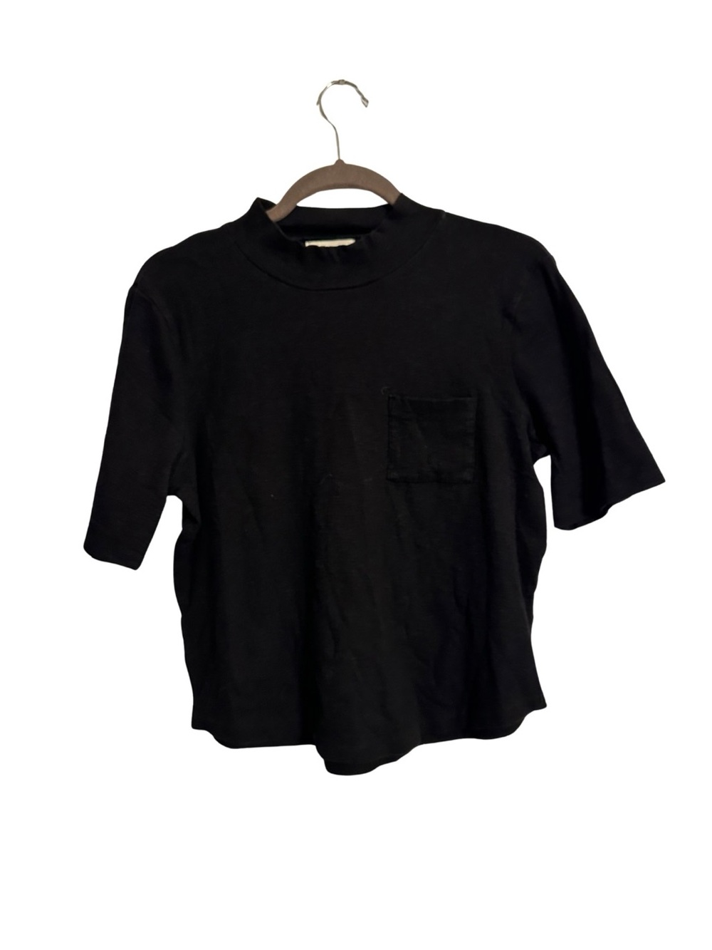Madewell Black Short-Sleeve Pocket Tee